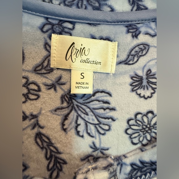 NWT Aria Collection Women's Small Long Sleeve Nightgown - Picture 3 of 9